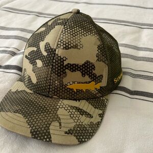 Simms Tan + Green Camo Musky Fishing Hat